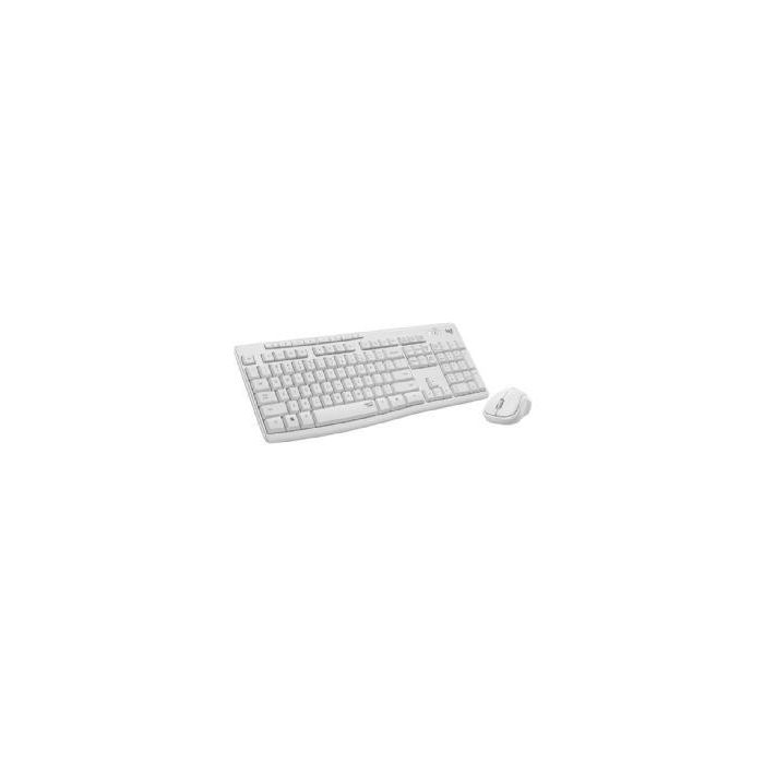 LOGITECH TECLADO + RATON MK295 Silent Blanco INALAMBRICO