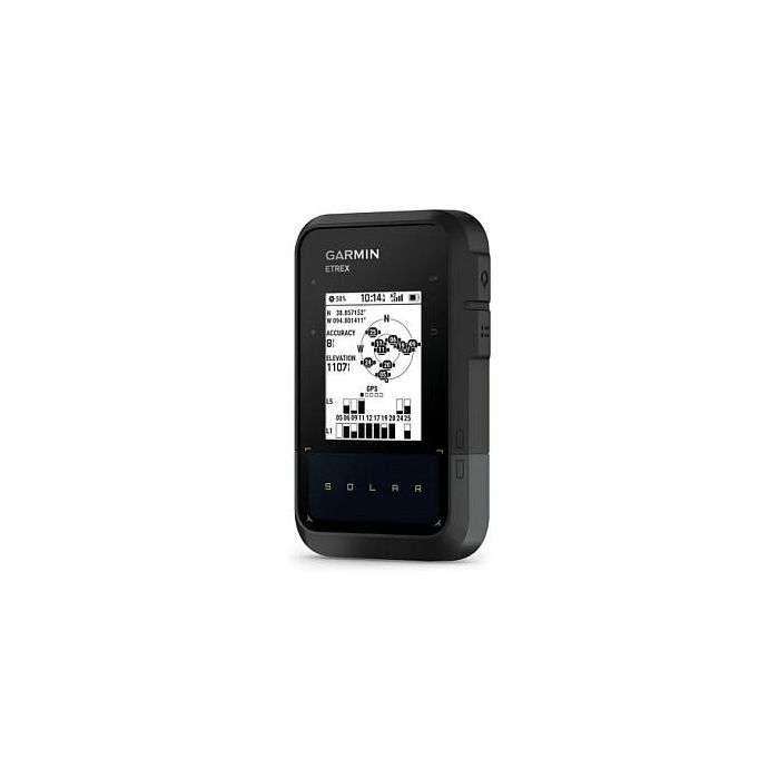 Garmin eTrex Solar GPS de Mano con Carga Solar, Negro/Gris 2