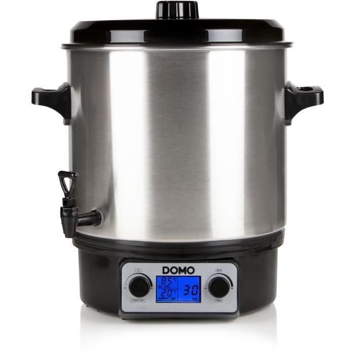 Esterilizador de tarros - DOMO - DO42325PC - 27 litros - 2000 W Esterilizador de tarros - DOMO - DO42325PC - 27 litros - 2000 W