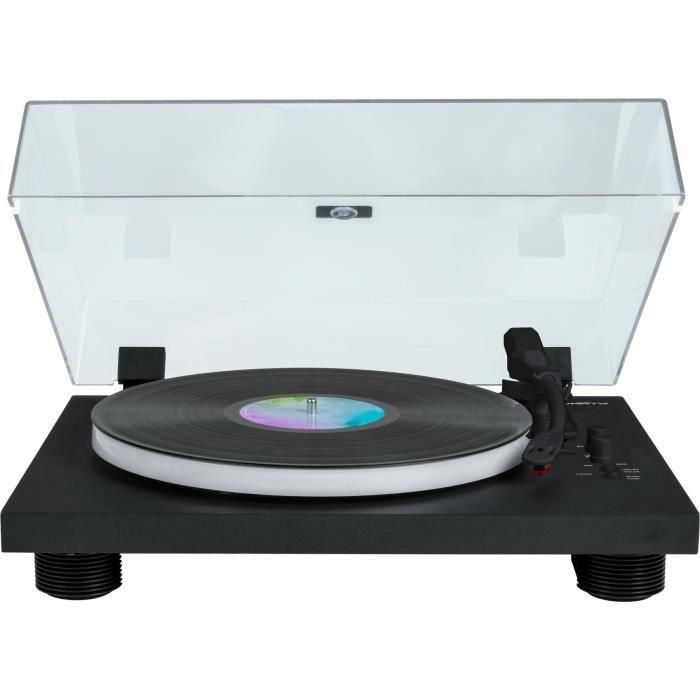 Tocadiscos - BIGBEN INTERACTIVE - Plato iluminado - Transmisión por correa - Bluetooth - Efectos de luz 1 Tocadiscos - BIGBEN INTERACTIVE - Plato iluminado - Transmisión por correa - Bluetooth - Efectos de luz 1
