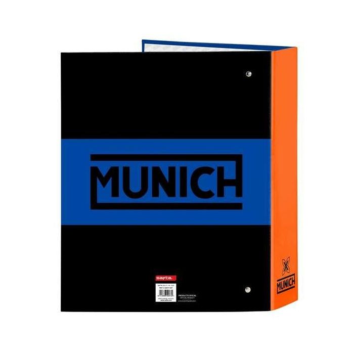 Carpeta de anillas Munich Submarine Azul eléctrico A4 27 x 33 x 6 cm 3
