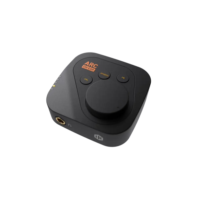 IKMULTIMED ARC On-Ear Amplificador y Corrector de Auriculares Portátil con DAC, Calibración y Simulación de Sala, 200mW, USB-C 1