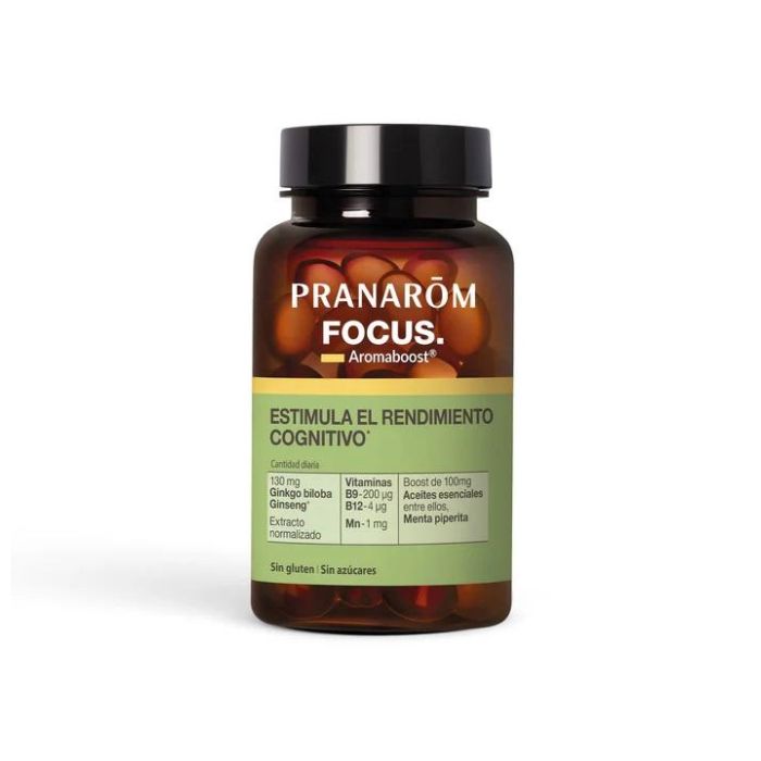 Pranarôm Aromaboost Focus 60 Cápsulas Bio