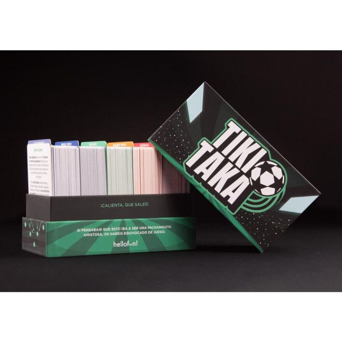Hello Fun Juego Tiki Taka - Juego de Mesa Futbolístico con Tensión y Diversión, Edad 14+ Años, 14,8x10x7 cm 1 Hello Fun Juego Tiki Taka - Juego de Mesa Futbolístico con Tensión y Diversión, Edad 14+ Años, 14,8x10x7 cm 1