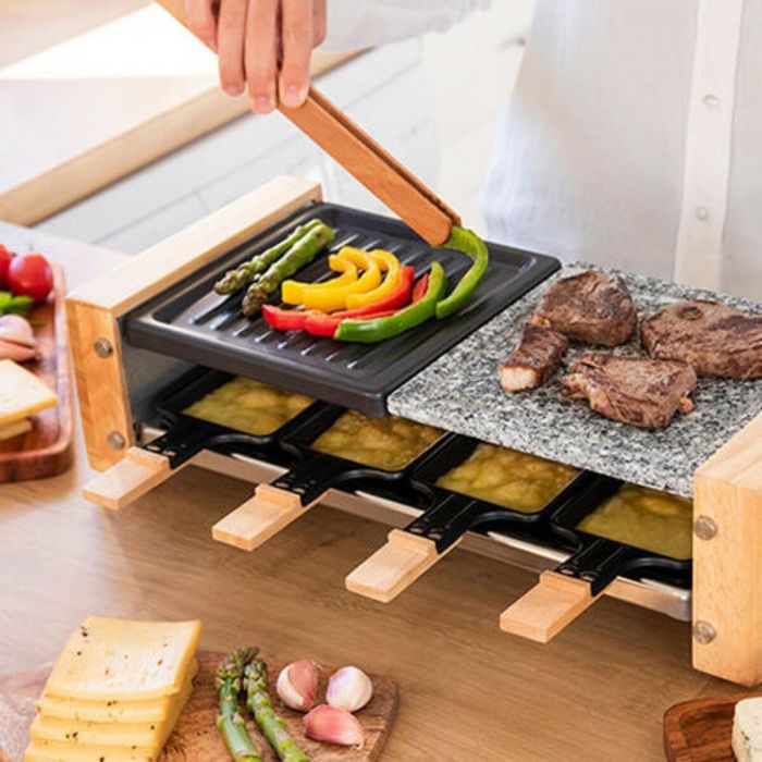 Plancha Grill Cecotec Cheese&Grill 8400 Wood MixGrill 1200 W 1 Plancha Grill Cecotec Cheese&Grill 8400 Wood MixGrill 1200 W 1