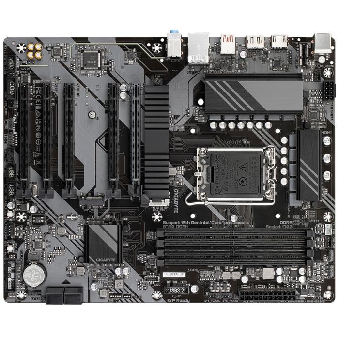 GIGABYTE B760 DS3H placa base Intel B760 Express LGA 1700 ATX 3 GIGABYTE B760 DS3H placa base Intel B760 Express LGA 1700 ATX 3