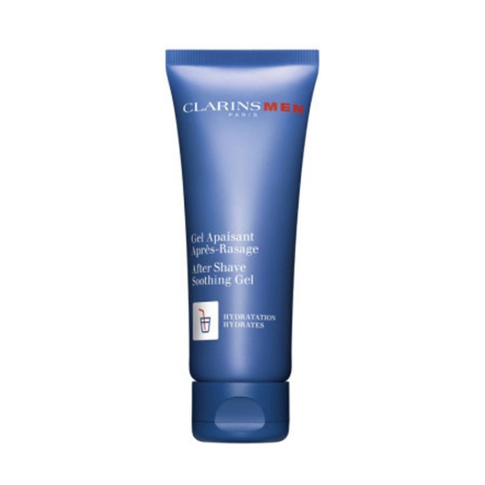Clarins V4160A Gel After Shave Calmante Hidratante para Hombre 75 ml - Alivio Post-Afeitado, Refresca y Revitaliza la Barba