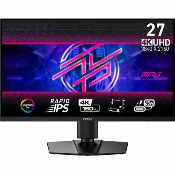 MSI Monitor. Mpg 274Urf Qd. 27" (69Cm). Ipps Uhd. 3840X2160 Uhd.160Hz. Negro