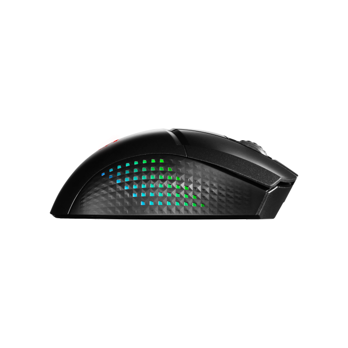 MSI CLUTCH GM51 LIGHTWEIGHT WIRELESS ratón Juego mano derecha RF Wireless + Bluetooth + USB Type-C Óptico 26000 DPI 6 MSI CLUTCH GM51 LIGHTWEIGHT WIRELESS ratón Juego mano derecha RF Wireless + Bluetooth + USB Type-C Óptico 26000 DPI 6