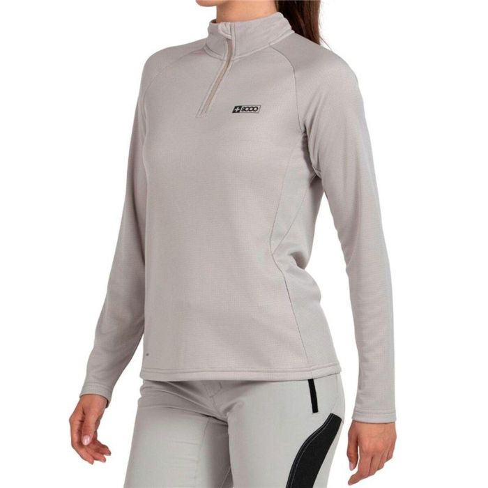 Camiseta de Manga Larga de Mujer +8000 Lua Marfil S 1 Camiseta de Manga Larga de Mujer +8000 Lua Marfil S 1