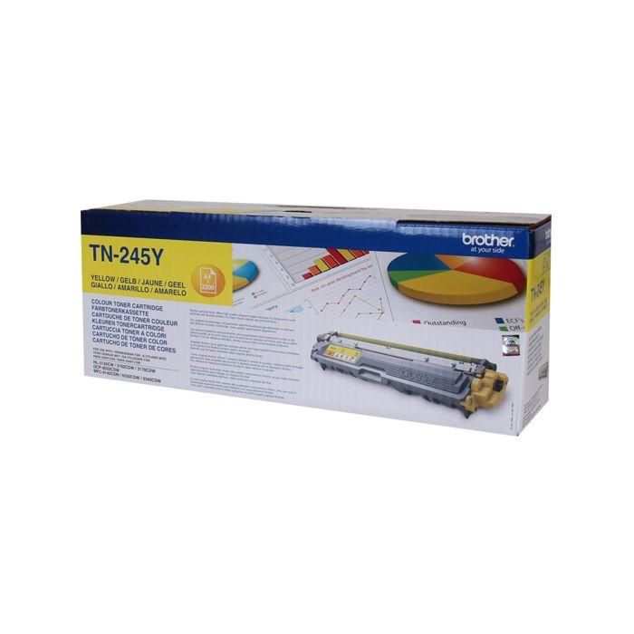 Tóner Original Brother TN-245Y Alta Capacidad/ Amarillo 1 Tóner Original Brother TN-245Y Alta Capacidad/ Amarillo 1