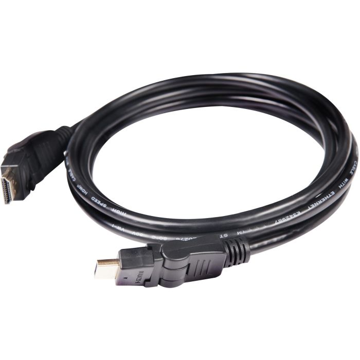 Club3D HDMI-Kabel A -> A 2.0 360° Drehbar 4K60Hz UHD 2 Meter retail 0 Club3D HDMI-Kabel A -> A 2.0 360° Drehbar 4K60Hz UHD 2 Meter retail 0