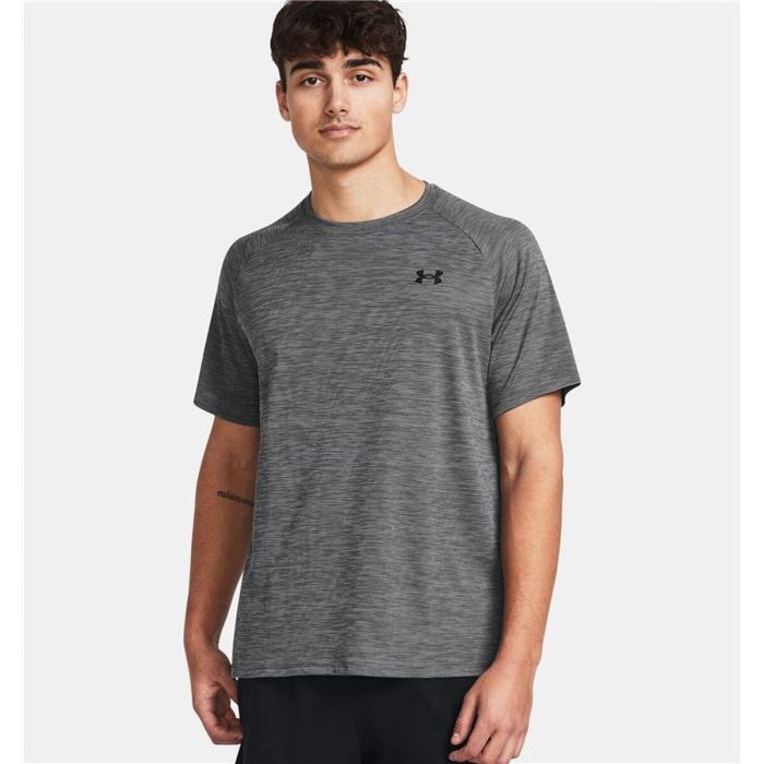 Camiseta de Manga Corta Hombre Under Armour 1382796-025 Gris oscuro (XL) 3