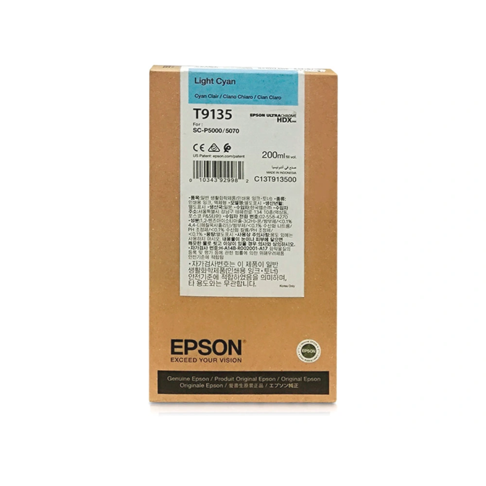 EPSON T9135 Light Cyan Ink Cartridge (200ml) para SC-P5000 1