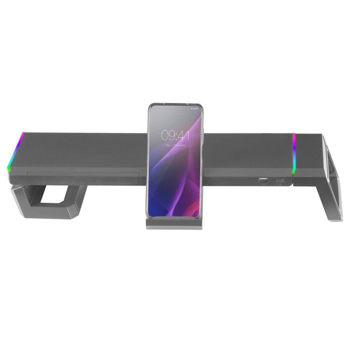 Soporte de Mesa para Pantalla Mars Gaming MGSONE LED RGB 2