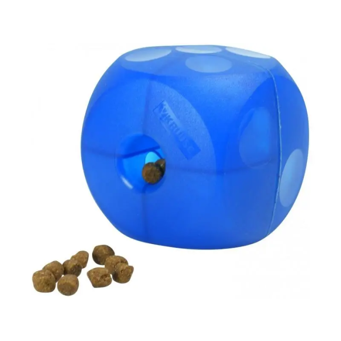 Buster Juguete Cubo Suave P-Comida O Premio Azul 12 cm Kruuse