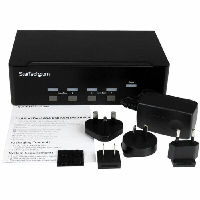 Switch KVM Startech SV431DVGAU2A 2 Switch KVM Startech SV431DVGAU2A 2