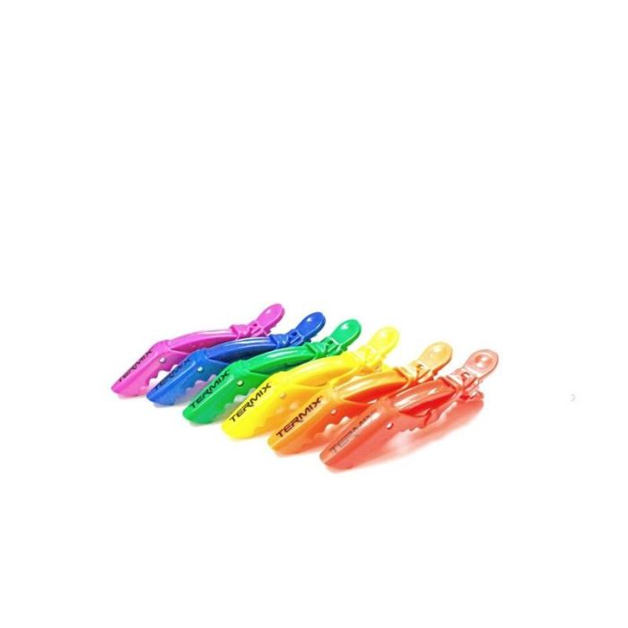 Termix Pack 6 Pinzas Professional Pride Colores