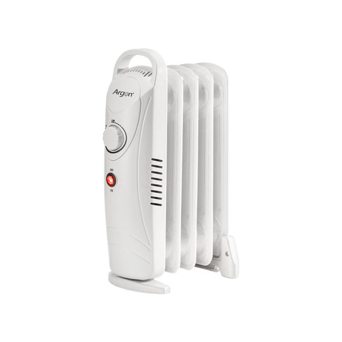 Argon Radiador 5 Elementos 650W 23x38x14cm Blanco Metal Termostato 1