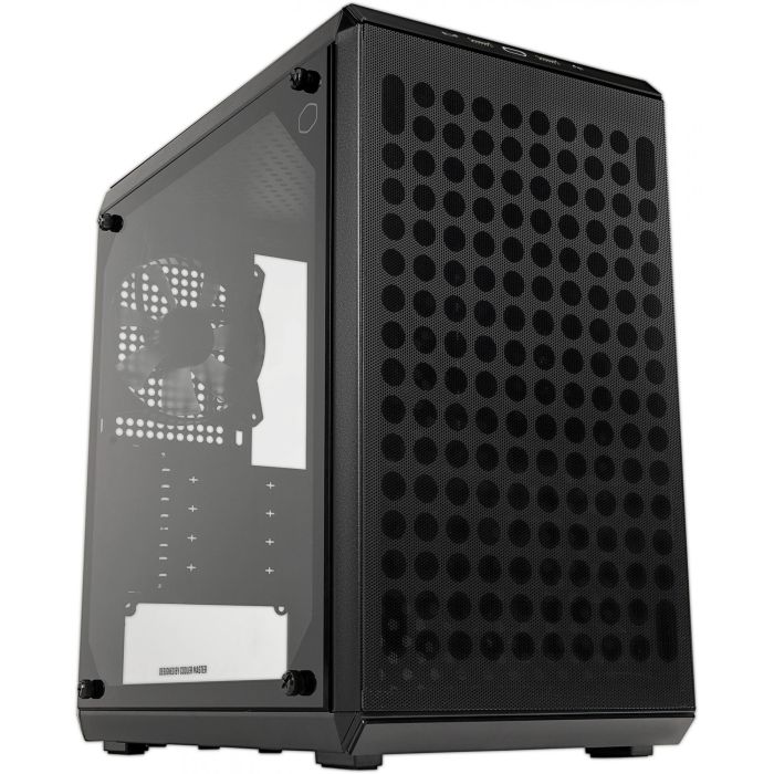 Cooler Master MasterBox Q300L V2 Caja de PC Mini Torre Negra Transparente