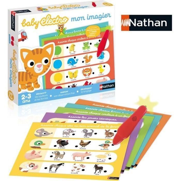 Nathan Baby Electro Mi Libro de Imágenes | Juego Electrónico Interactivo de Preguntas y Respuestas para Aprendizaje Temprano Nathan Baby Electro Mi Libro de Imágenes | Juego Electrónico Interactivo de Preguntas y Respuestas para Aprendizaje Temprano