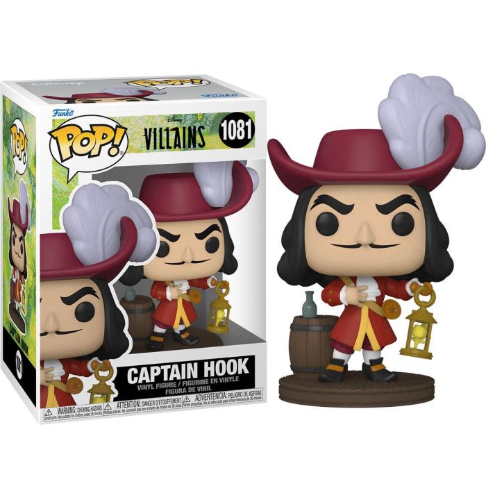 Funko Pop Disney Villanos Capitán Garfio - Figura de Vinilo de Peter Pan