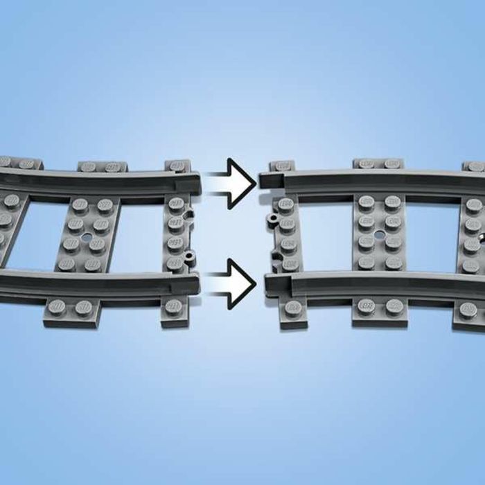 Lego City Cambios de Agujas, Accesorios para Vías de Tren de Juguete, 7 Piezas 23
