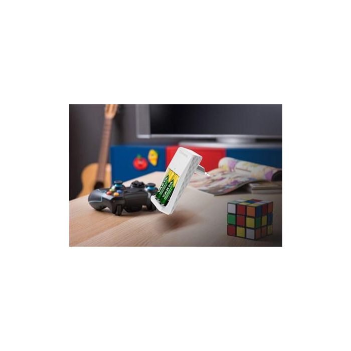 Varta 57656101451 Cargador Pilas 2 AA/AAA Mini con 2xAA 2100 mAh (56706) 7