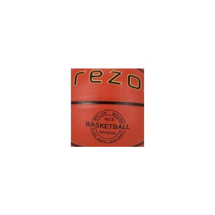 Rezo Balón de Baloncesto de Caucho, Talla 5, Marrón. Excelente y Versátil para Todos los Géneros 2