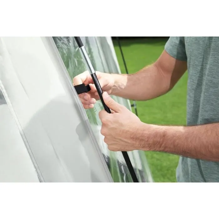 Bestway Cúpula de protección Flowclear para piscinas elevadas redondas 6 x 6 x 2,95 m 4