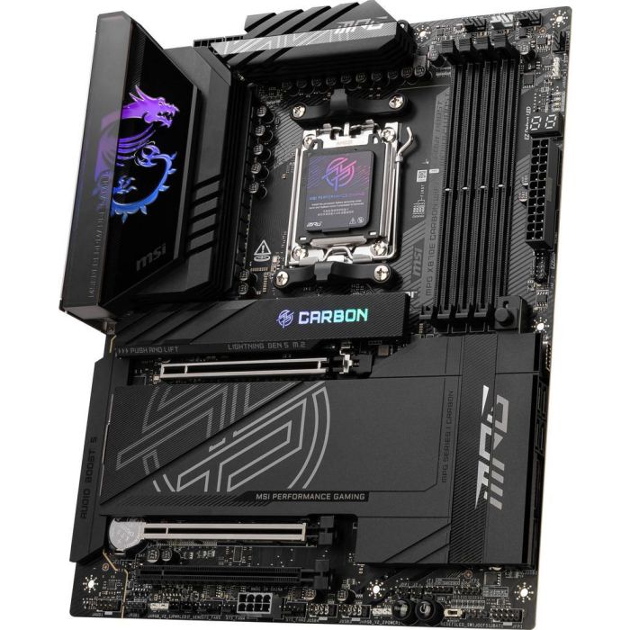 MSI MPG X870E CARBON WiFi placa base AMD X870E Zócalo AM5 ATX 3 MSI MPG X870E CARBON WiFi placa base AMD X870E Zócalo AM5 ATX 3