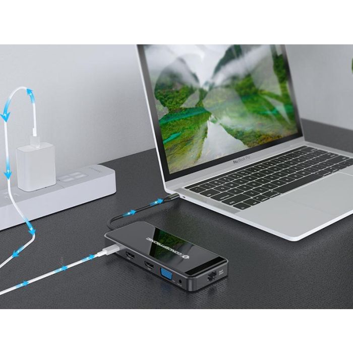 CONCEPTRONIC ADAPTADOR USB-C 12IN1 HDMIx2 VGA USB-C DATOS USB-A AUDIO LAN GIGABIT LECTOR DE TARJETAS DONN15G 8 CONCEPTRONIC ADAPTADOR USB-C 12IN1 HDMIx2 VGA USB-C DATOS USB-A AUDIO LAN GIGABIT LECTOR DE TARJETAS DONN15G 8