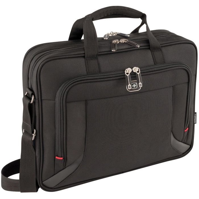WENGER Prospectus Notebook Tasche fuer 35,8 bis 39,6cm 14,1 bis 15,6Zoll Toploader Tablet Laptop schwarz 0 WENGER Prospectus Notebook Tasche fuer 35,8 bis 39,6cm 14,1 bis 15,6Zoll Toploader Tablet Laptop schwarz 0