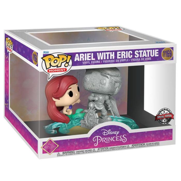 Funko Pop Moment Disney La Sirenita Ariel y Estatua de Eric - Figura de Vinilo de 9 cm con Caja Original 0 Funko Pop Moment Disney La Sirenita Ariel y Estatua de Eric - Figura de Vinilo de 9 cm con Caja Original 0