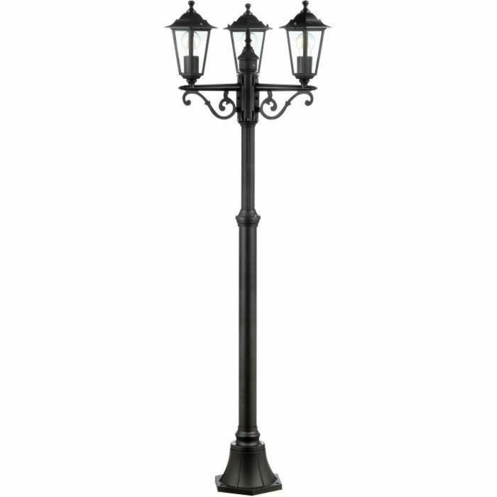 Brilliant BRI4004353349416 Lámpara de exterior Carleen 3L, negra, E27, Max 60W, bombilla no incluida 1