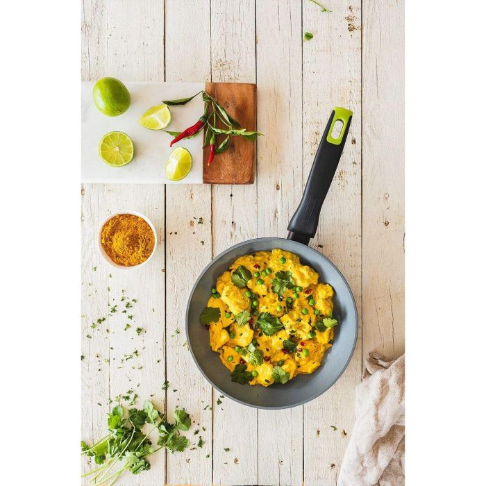 Sartén Wok Monix M261232 Gris Aluminio Ø 28 cm 2