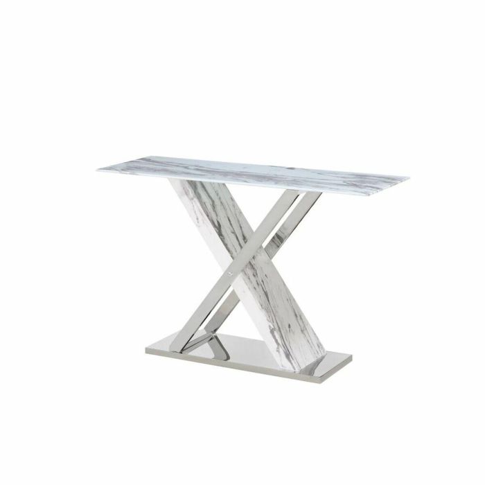 Recibidor DKD Home Decor Blanco Gris Plateado 120 x 40 x 75 cm 1 Recibidor DKD Home Decor Blanco Gris Plateado 120 x 40 x 75 cm 1