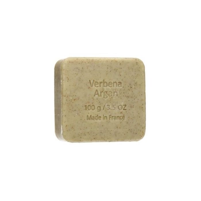 SAVON DU MIDI Jabón Exfoliante Argán-Verbena Bio Pastilla 100g Piel Suave ECOCERT
