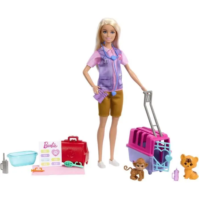 Barbie Barbie Rescate de Animales HRG50 Juego de Muñeca y Accesorios para Niños 0 Barbie Barbie Rescate de Animales HRG50 Juego de Muñeca y Accesorios para Niños 0