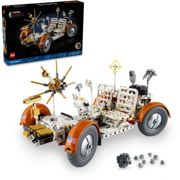 LEGO 42182 Technic Vehículo de Exploración Lunar Apollo de la NASA - LRV Space Rover para Adultos 10 LEGO 42182 Technic Vehículo de Exploración Lunar Apollo de la NASA - LRV Space Rover para Adultos 10
