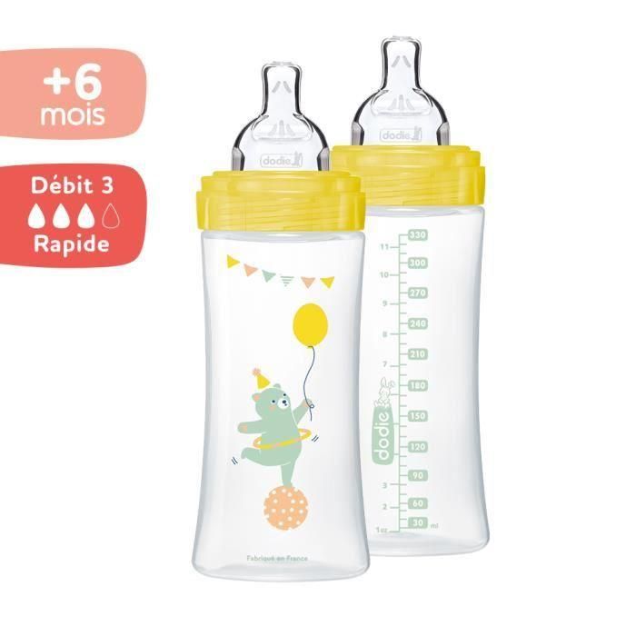Dodie - Lote de 2 Frascos Sensation + 330ml 2 Dodie - Lote de 2 Frascos Sensation + 330ml 2