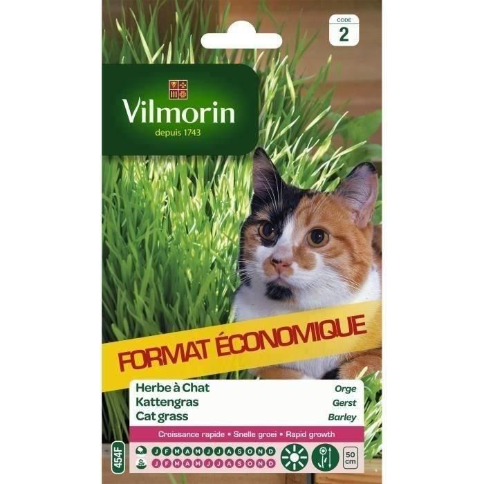 Vilmorin VIL3182670215858 Sobre de Semillas de Hierba Gatera Cebada 0 Vilmorin VIL3182670215858 Sobre de Semillas de Hierba Gatera Cebada 0