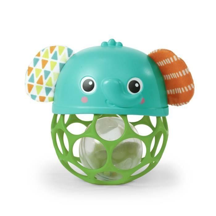 Sonajero musical luminoso - BRIGHT STARTS - Giggle & Glow - Juguete elefante - Oball fácil de agarrar - Recién nacido+ - Unisex Sonajero musical luminoso - BRIGHT STARTS - Giggle & Glow - Juguete elefante - Oball fácil de agarrar - Recién nacido+ - Unisex