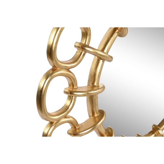 Espejo de pared Home ESPRIT Dorado 95 x 5 x 95 cm 1 Espejo de pared Home ESPRIT Dorado 95 x 5 x 95 cm 1