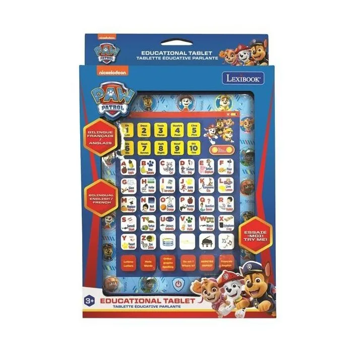 Lexibook Tableta Educativa Bilingüe Paw Patrol (Inglés / Francés) Pantalla Táctil para Niños Pequeños 3