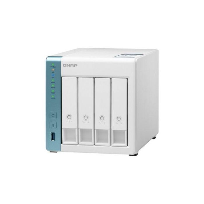 NAS QNAP TS-431P3-4G/ 4 Bahías 3.5"- 2.5"/ 4GB DDR3/ Formato Torre 1