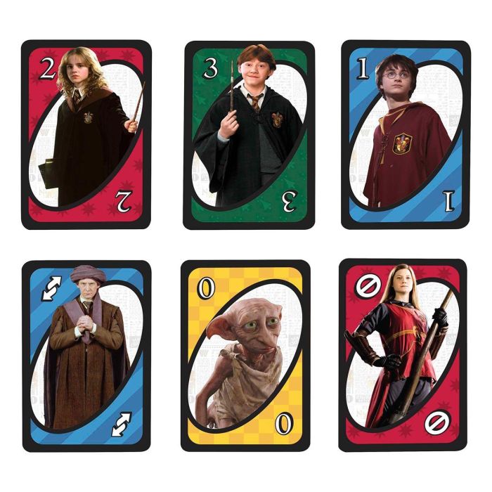 UNO Juego de Cartas Harry Potter FNC42 Mattel Games 3