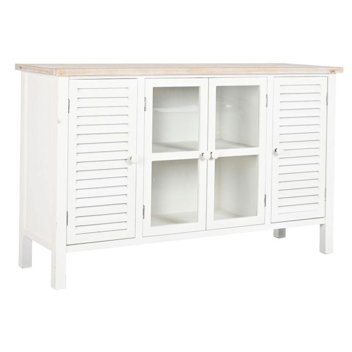 Buffet Tradicional DKD Home Decor Blanco Natural 40 x 80 x 130 cm