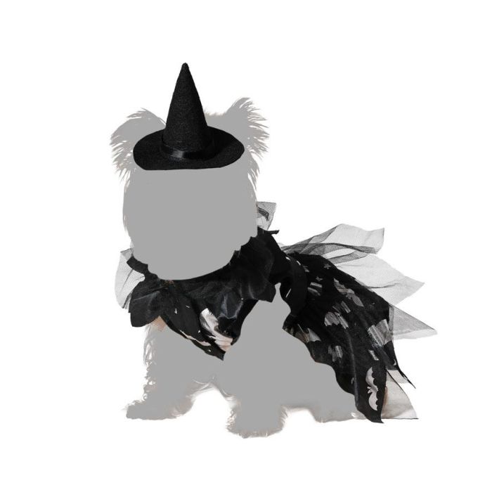 Disfraz Mascota Bruja Halloween Negro Talla S 2