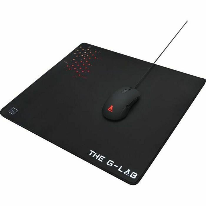 The G-Lab Alfombrilla Gaming L 450x400x4mm con Goma Antideslizante | Superficie 'Control' para Deslizamiento Rápido y Precisión